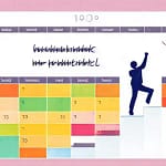 Calendario motivador inspira el éxito
