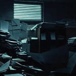 Un empleado frustrado en un ambiente oscuro