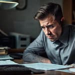 El escritorio refleja angustia financiera y preocupación