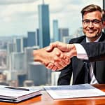 Negociación legal con seriedad profesional