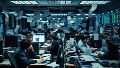 Oficina corporativa: caos