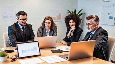 Expertos analizan datos financieros con seriedad