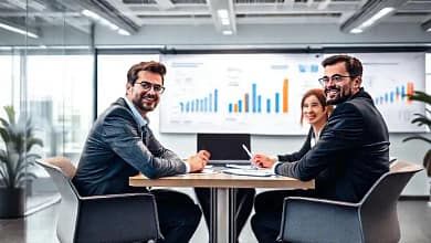 Reunión estratégica: éxito financiero y crecimiento