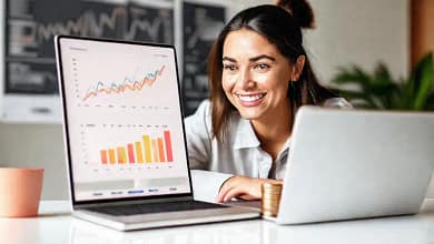 Gestión financiera: calma y crecimiento visual