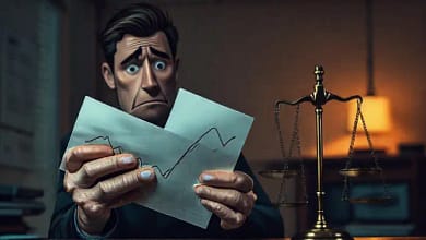 Una gráfica financiera refleja preocupación y deudas