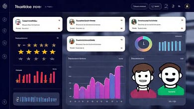 La interfaz digital muestra el éxito vehicular