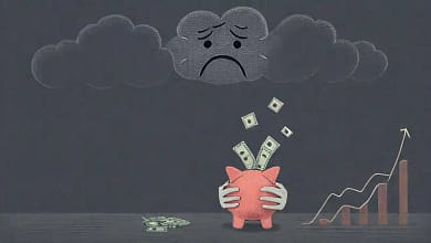 Preocupación financiera y luz esperanzadora mínima