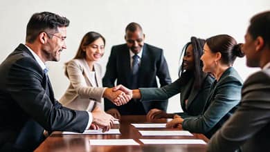 Reunión profesional: confianza