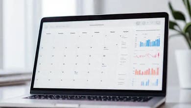 Calendario digital profesional y ordenado