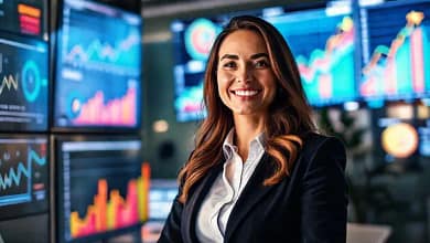 La empresaria triunfa en un entorno moderno