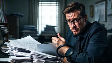 Un hombre preocupado enfrenta graves problemas financieros