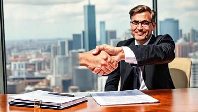 Negociación legal con seriedad profesional