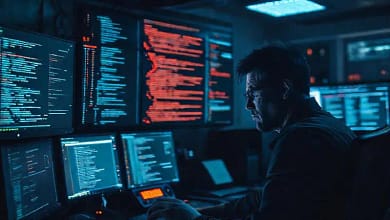 Programador frustrado enfrenta caos digital
