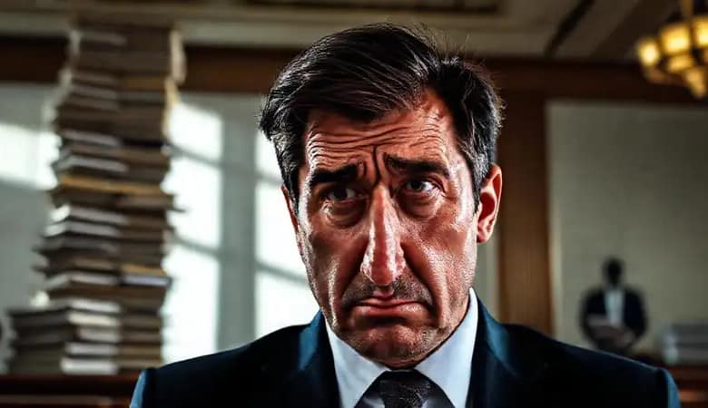 Un hombre enfrenta problemas financieros y busca alivio