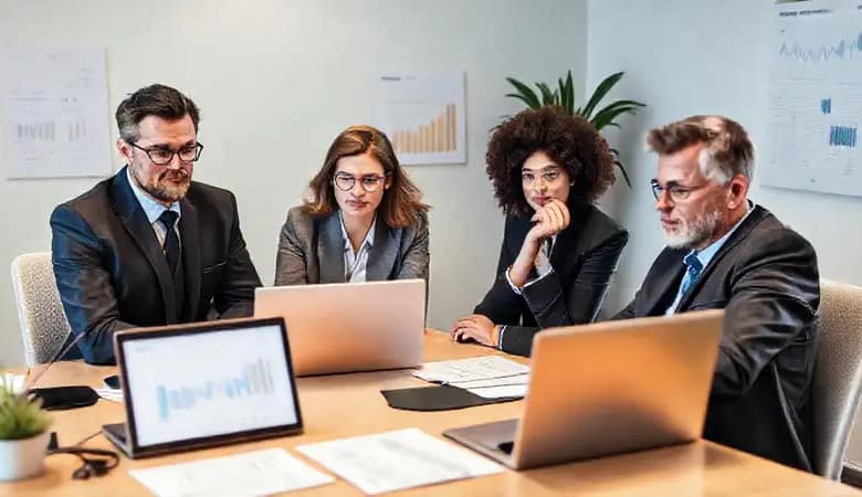 Expertos analizan datos financieros con seriedad