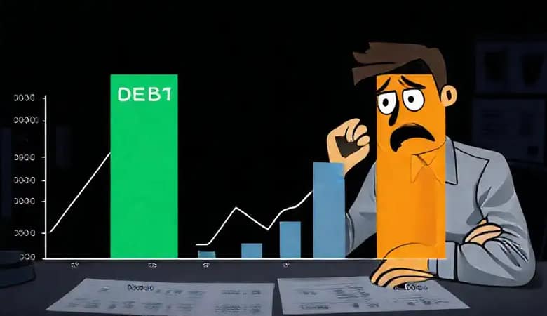 Gráficos de deuda sugieren preocupación financiera