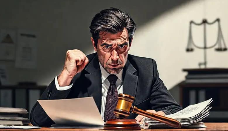 Un abogado frustrado enfrenta graves problemas legales