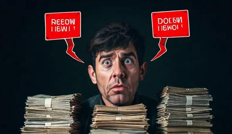 La angustia financiera lo abruma