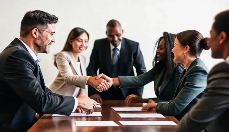 Reunión profesional: confianza
