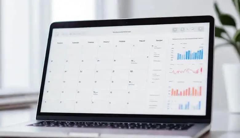 Calendario digital profesional y ordenado