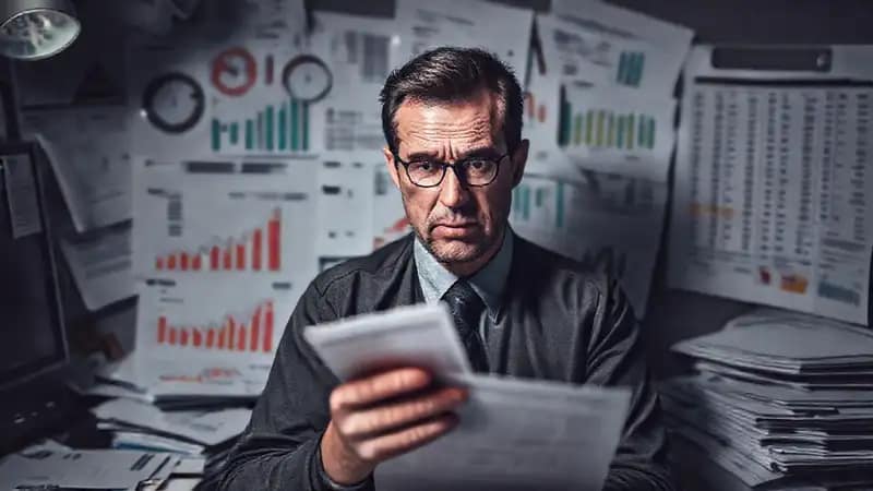 El empresario lucha con la deuda