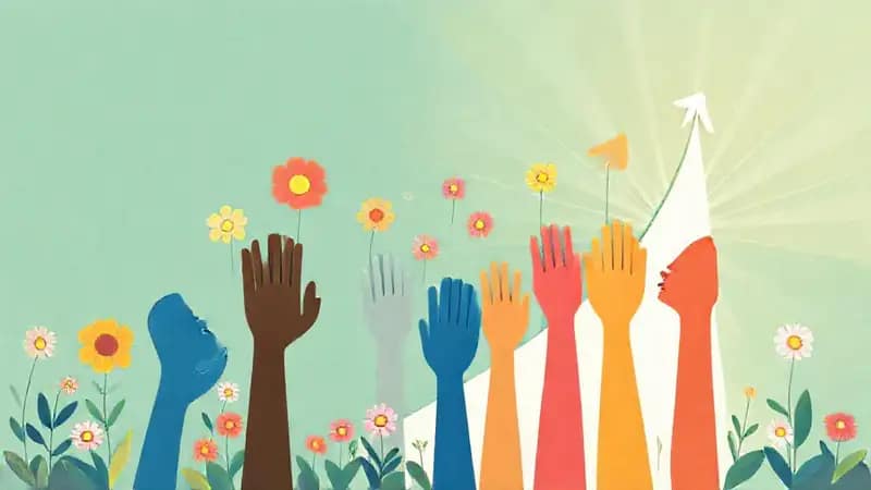 Éxito, unión y esperanza florecen