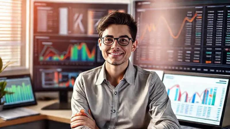 Control financiero claro y exitoso visualmente