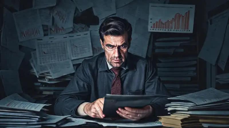 El contable sucumbió al caos financiero