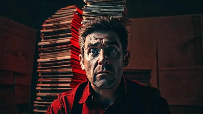 Hombre endeudado busca desesperadamente soluciones