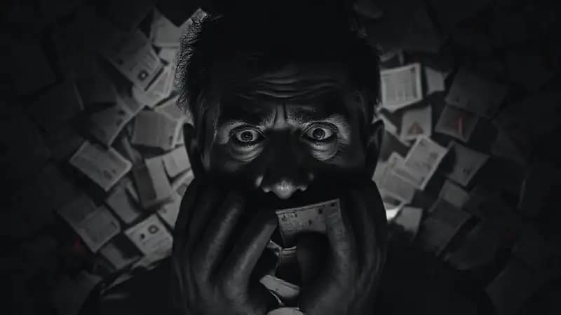 El deudor sumido en la desesperación