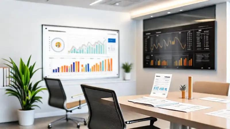 Un espacio de trabajo analítico moderno y brillante