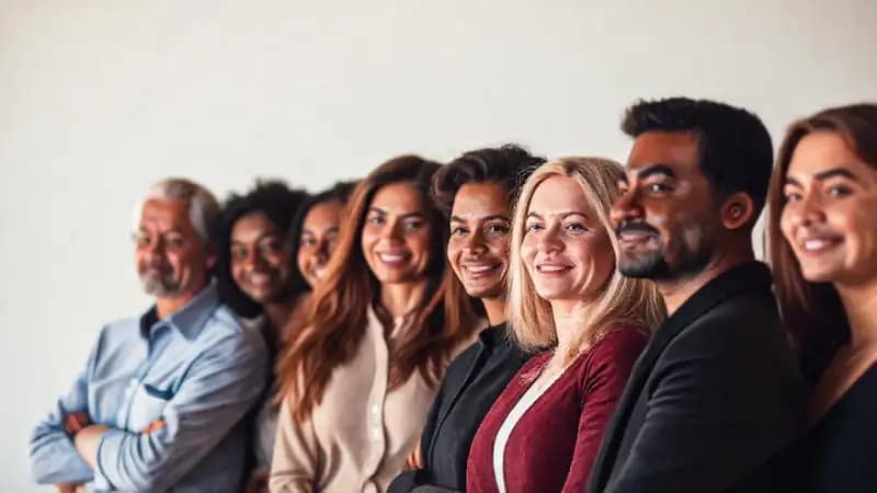 Fotografía estratégica: personas diversas y cautivadoras