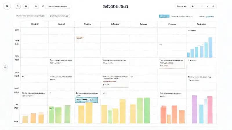 Planificación financiera organizada y visualmente clara