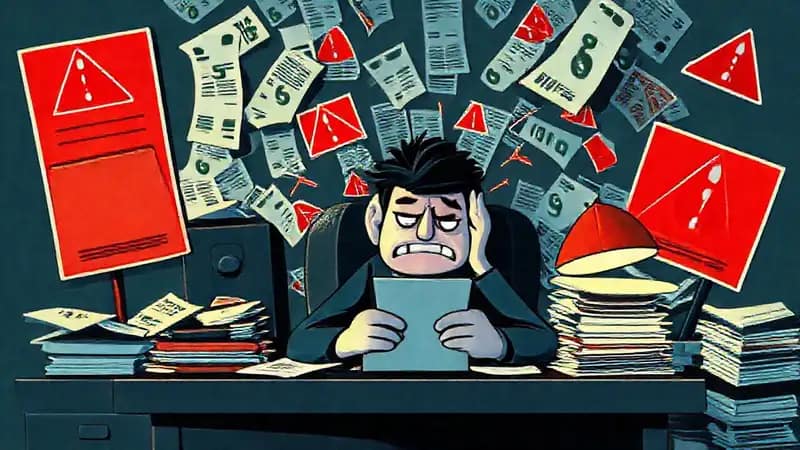 El caos financiero genera frustración y sombras