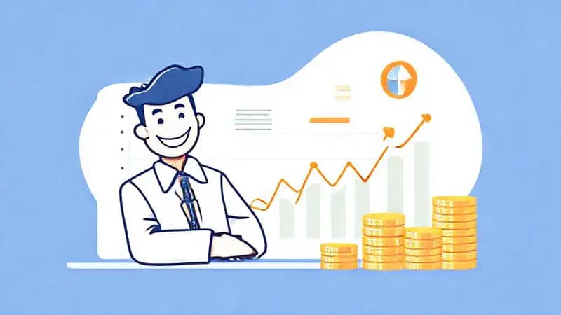 Gráficos de ahorro sugieren éxito visual