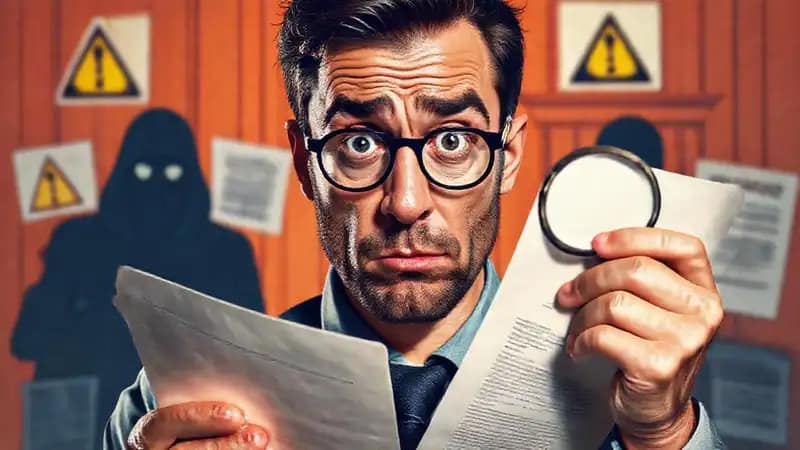 Un hombre confundido enfrenta trámites legales amenazantes