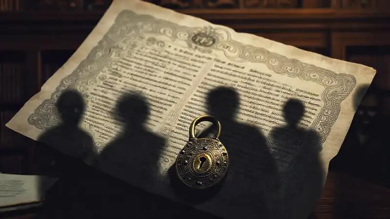 Un documento legal complejo revela secretos