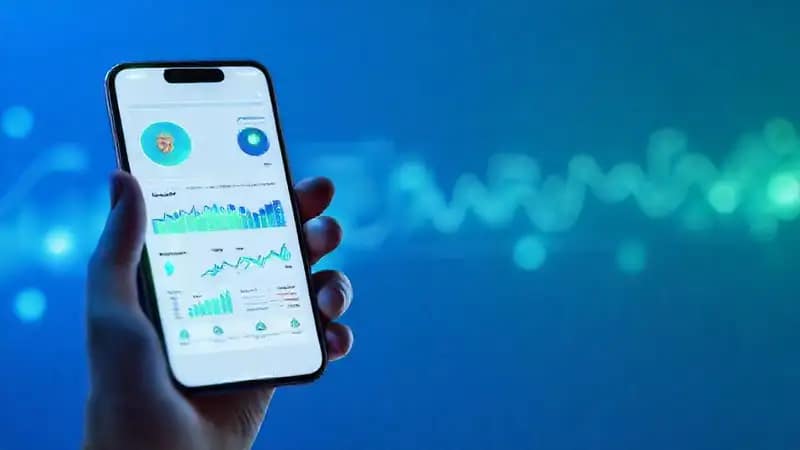 Interfaz moderna muestra datos visualizados