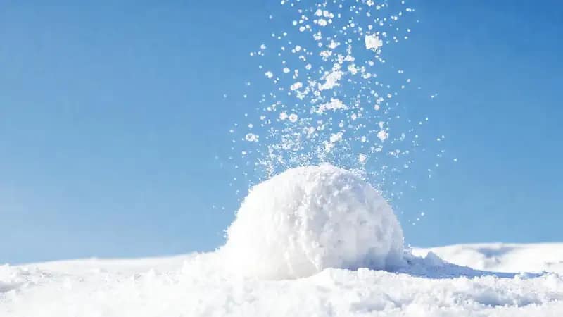 La nevada simboliza el ascenso financiero